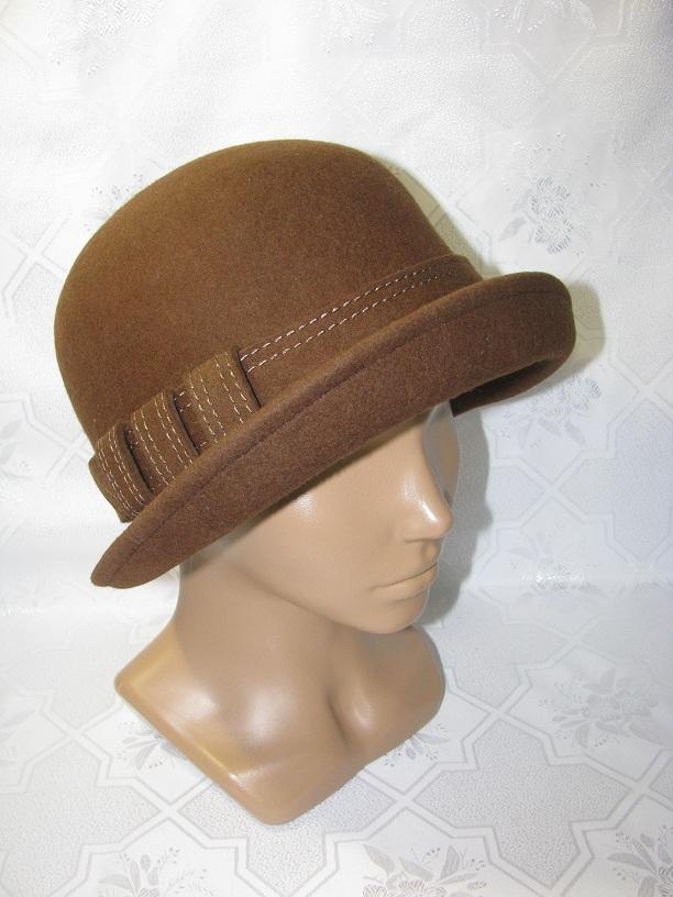 Шляпа Кардинал w92-1 коричневая