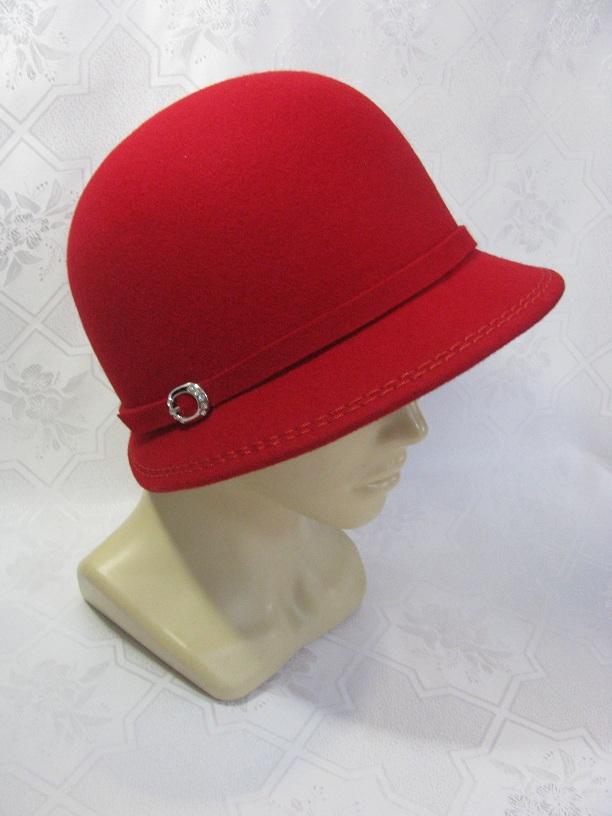 Шляпа Анжелика 10 красная