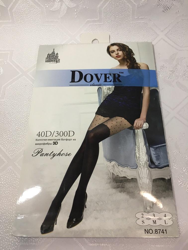 Колготки DOVER Крап черные