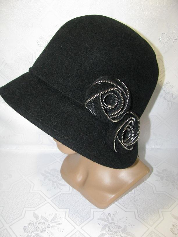 Шляпа Марго v58-1 черная