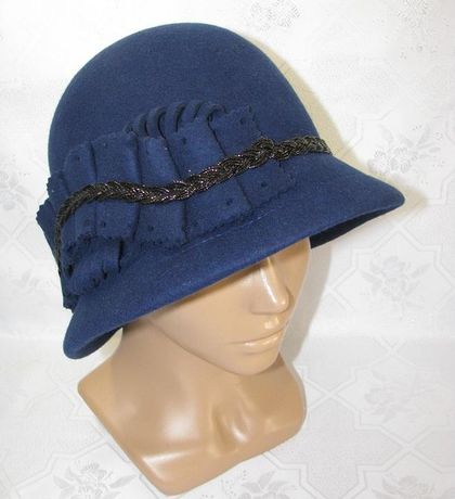 Шляпа  Bellezza Классика синяя