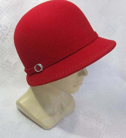 Шляпа Анжелика 10 красная